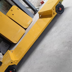 फ्लैट ट्रक उपकरण लॉजिस्टिक्स इलेक्ट्रिक गोदाम चार पहिया पैलेट कार्गो गोदाम मंच ट्रॉली - Product Image 4