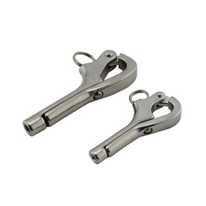 Anillo de elevación industrial de acero inoxidable Eda 316 con gancho de cuello de cisne y liberación por palanca M6 M8 M10 - Product Image 2