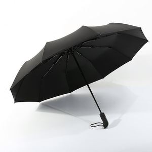 Paraguas Plegable Automático de Tres Pliegues, Resistente al Viento y al Agua, con Logotipo Personalizado, Regalos Promocionales Económicos de Fábrica - Product Image 3