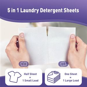 SANYUAN Factory Price Laundry <b>Detergent</b> Sheets Low Suds Washing Laundry Tablets - Product Image 2