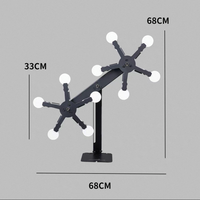 Accessoire d'entraînement au tir en plein air TG-35 Five-Star, cible rotative en métal en forme de moulin à vent pour les chasseurs