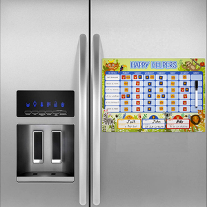 Tùy Chỉnh Khô Erase Tủ Lạnh Nam Châm Lịch Hàng Tháng Hàng Tuần Việc Vặt Hàng Ngày Biểu Đồ Lịch Trình Kế Hoạch Tổ Chức <span class=keywords><strong>NotePad</strong></span> Cho Tủ Lạnh - Product Image 4