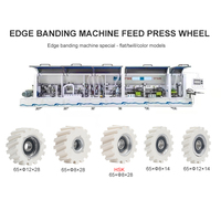 Machines de chantournage HYCNC avec rouleaux de pression spéciaux, y compris des rouleaux en caoutchouc à dents hélicoïdales, semi-automatiques, pour le pressage facile des matériaux