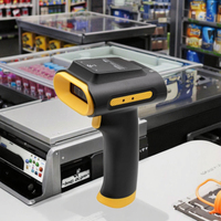Lecteur de codes-barres personnalisé, lecteur de codes QR, scanner de codes-barres portable sans fil 2D