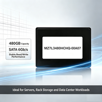 Nouveau SSD MZ7L3480HCHQ-00A07 PM893 480 Go SATA TLC 6,0 Gbps Interface M.2 Disque SSD pour serveur d'entreprise Centre de données