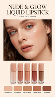 Teinte à lèvres liquide végane effet gloss repulpant longue tenue et haute brillance pour marque privée