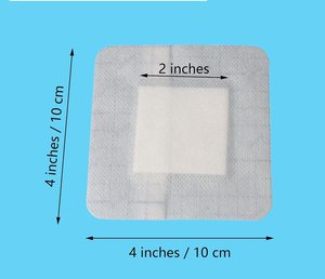 Perban perekat pulau mengambang kasa pembalut luka bernapas persegi kasa tahan air dengan bantalan - Product Image 6