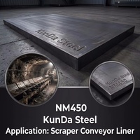 Plaque anti-usure en acier Nm400 Ar400 Ar500 fabriquée en Chine / Plaque en acier résistant à l'usure