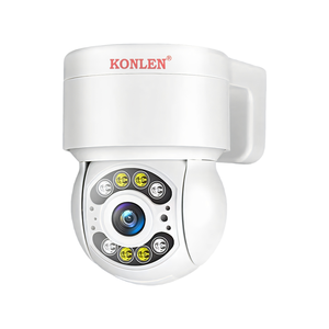 KONLEN 3MP Outdoor IP Dome CCTV <strong>Security</strong> <strong>Camera</strong> Waterproof WiFi Night Vision 2-Way Audio Black-Light 1080P Cmos Black Color - Product Image 2