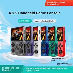 Consola de Juegos Portátil R36S con Pantalla Grande de 3.5 Pulgadas, Sistema Operativo AROS, Pantalla Táctil, Arcade Clásico Portátil para Juegos de <span class=keywords><strong>GTA</strong></span> - Product Image 2