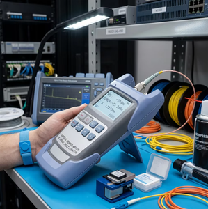 Medidor de Potencia Óptica PON Portátil Intercambiable FASO SC con Función VFL para Aplicaciones FTTH y 5G, Garantía de 1-3 Años - Product Image 1