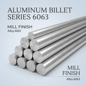 Barras de Aleación de Aluminio 6063, Estándar ASTM, No Secundarias, Diámetro Primario de 3.5-13 Pulgadas, Alta Calidad, Marca OEM, Serie 6000 - Product Image 1