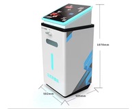 Déchiqueteur de billets d'arcade pour comptoir de billetterie et de découpe de billets en libre-service haute vitesse avec interface en anglais et impression de reçus