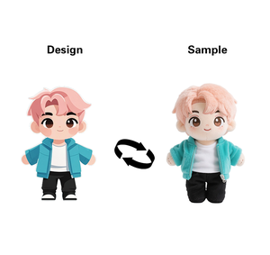 دمى محشوة محشوة مخصصة من المصنع ، ألعاب ناعمة محشوة بشعار مخصص ، هدية مخصصة للأصدقاء - Product Image 1