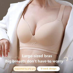 <span class=keywords><strong>Reggiseno</strong></span> <span class=keywords><strong>senza</strong></span> cuciture da donna, <span class=keywords><strong>senza</strong></span> ferretto, invisibile, tipo t-shirt, bralette push-up imbottito, comodo per tutti i giorni. - Product Image 4