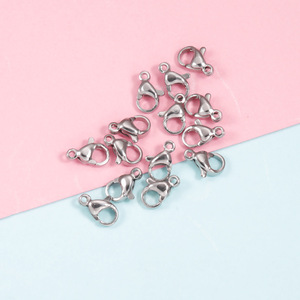 New 9mm 10mm 13mm Stainless Steel <strong>Lobster</strong> Clasps for DIY <strong>Jewelry</strong> Findings - Product Image 5