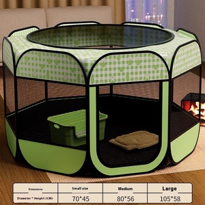 דפוס מוצק חתול הריון חדר משלוח מלא להגדיר באופן מלא עם כפתור סגירה עיצוב נוח עבור ציוד לחיות מחמד - Product Image 6