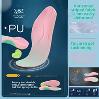 Semelles intérieures confortables en PU avec amorti en gel, talonnette en U respirante, pour hommes et femmes, idéales pour chaussures de sport et de travail