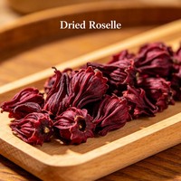 Gedroogde Roselle Calyx grondstof voor fruitthee, dranken, taart, bloemige kruiden, wierook, zeep, masker, shampoo, extractproductie