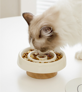 وعاء طعام مقاوم للاختناق من السيراميك للقطط والكلاب مقاوم للانزلاق وعاء طعام صحي للقطط والجرو - Product Image 6