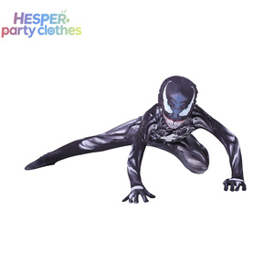 HESPER - Disfraz de Spiderman para Niños, Traje de Spiderman Negro, Ropa de Anime para Niños - Product Image 2