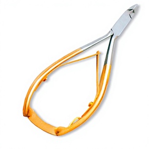 Coupe-cuticules professionnel en acier inoxydable ASAP, lame incurvée, ouverture large, coupe-ongles rose gold pour les ongles - Product Image 5