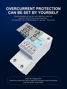 Tuya Wifi mạch thông minh Trái Đất rò rỉ trên dưới Điện áp bảo vệ ngắt năng lượng điện kWh đa chức năng mét - Product Image 4