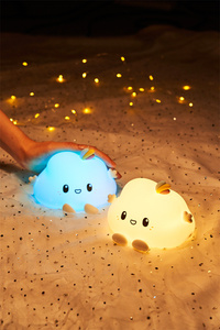 Silicone đám mây ánh sáng ban đêm bé đêm đèn Pat cảm ứng ánh sáng cho trẻ em ngủ Silicone ánh sáng ban đêm - Product Image 5