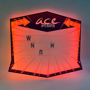 बार पार्टी की आपूर्ति लोगो ऐक्रेलिक रिचार्जेबल rgb फ्लैश द्वारा हस्ताक्षर पत्र बोर्ड विवाह व्यापार कार्यक्रम प्रदर्शन रैक - Product Image 5