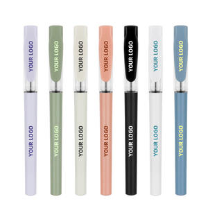 Новинка! Высококачественные пластиковые гелевые ручки 0,5 мм с логотипом на заказ, черные, синие, красные чернила, сертификат CE, прямые поставки с завода. - Product Image 3