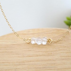 Collar con colgante de cristal Natural para mujer, colgante con diamantes Herkimer de la Piedra del zodiaco, regalo de joyería para ella - Product Image 6