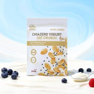 Céréales complètes Chiazero au <span class=keywords><strong>yaourt</strong></span>, flocons d'avoine et graines de chia pour enfants – Petit-déjeuner sain et collation - Product Image 2