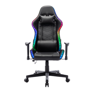 Venta al por mayor Silla De Juego económica Silla De <span class=keywords><strong>Gamer</strong></span> De cuero sintético con luces LED Silla De Juego Cadeira <span class=keywords><strong>Gamer</strong></span> - Product Image 1
