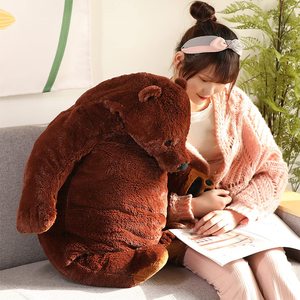 OEM ODM jungla oso peluche animal relleno PP algodón edredón para dormitorio guardería decoración dormir compañero para Navidad cumpleaños - Product Image 2