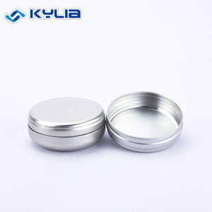 10 15 20 25 50 80ml 100ml 120ml 150ml cosméticos de aluminio tarro de borde redondo pequeño labio bálsamo de aluminio lata - Product Image 6
