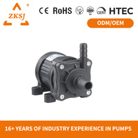 Pompe CC sans balais à deux étages ZKSJ DC40H, faible bruit (<40 dB), pour refroidisseur d'instruments médicaux et esthétiques, refroidissement de liquides de serveurs et de bacs à poissons
