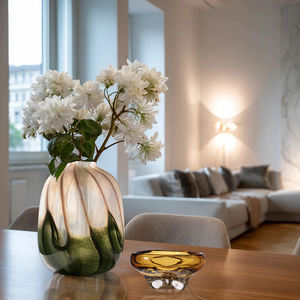 אגרטל טיפת מים יוקרה מודרנית נצחית, ניגודיות צבע תפאורה הבית זכוכית יצירתי לסלון שולחן אוכל שולחן אוכל - Product Image 3