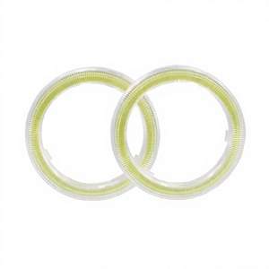 ไฟหน้ารถยนต์ COB LED ขนาด 60-90 มม. รุ่นใหม่ พร้อมวงแหวน Angel Eyes แบบ Halo ใช้ไฟ DC 12V สำหรับไฟ DRL ไฟตัดหมอก และไฟวิ่งกลางวัน - Product Image 3