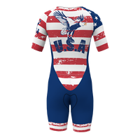 HIRBGOD Triathlon athlète américain pour homme avec Tri Pad professionnel vente en gros cyclisme une pièce Tri bas