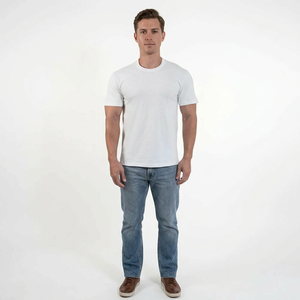 Men's T-shirt Cotton Solid Color t shirt Men Causal O-neck Basic <b>Tshirt</b> Male High Quality - Product Image 1