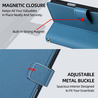 Étui de téléphone en cuir PU de luxe de nouvelle conception, étui de téléphone multifonctionnel, étui antichoc pour Redmi A5 A4 A3 A2 9A Note 9