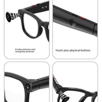 Lentes Inteligentes con IA AIMB-G1, Grabación HD, Reproducción de Música, Función de Llamadas, Grabación de Voz, Captura de Video y Fotos, Cámara de 5 Megapíxeles