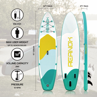 Planche de paddle gonflable TOURUS durable et légère de 11 pieds, planche de surf, planche de paddle surf