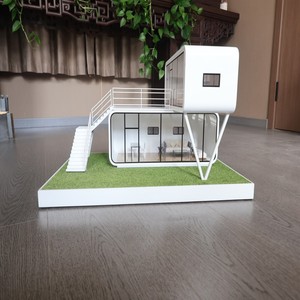 <span class=keywords><strong>Casa</strong></span> Prefabricada de Contenedor, Tipo Cabaña Apple, de Doble Capa, con Escalera, de Instalación Rápida, Resistente al Agua y Ecológica - Product Image 3