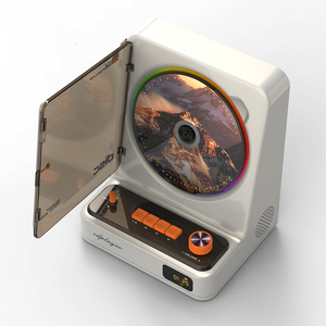 Xách Tay Máy nghe nhạc <span class=keywords><strong>CD</strong></span> với loa USB & FM nhỏ gọn Retro thiết kế cho home & cá nhân Máy tính để bàn sử dụng - Product Image 1