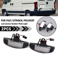 Eclairage de plaque d'immatriculation arrière à LED pour Fiat Ducato II Scudo I Citroen Jumpy Relay Jumper Peugeot Boxer Expert Manager
