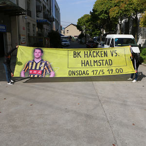 Spanduk Gantung Jaring Polyester, Pembungkus Bangunan, Iklan, Ukuran Kustom, Cetak Digital, Promosi - Product Image 4