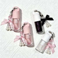 Gloss à lèvres liquide hydratant et repulpant, au design charmant, longue tenue, brillant, avec porte-clés, pour marque privée et logo personnalisé