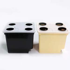 Kit de culture sans terre <span class=keywords><strong>en</strong></span> seau hollandais <span class=keywords><strong>en</strong></span> plastique aéroponique 6 pièces pour la culture de tomates et de fraises sur balcon - Product Image 1