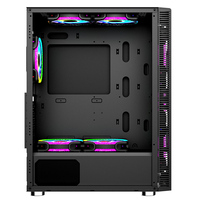 SNOWMAN NEW Design Factory Gaming Computer Case ATX PC Case HD USB3.0 Boîtier d'ordinateur en verre trempé et Towers Server Chassis